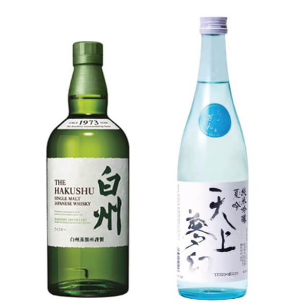 父の日ギフト：白州シングルモルト700ml＋天上夢幻 夏吟 純米吟醸720ml